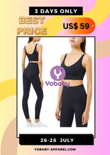 Yobaby Apparel The Heavenly Yoga High Rise set - Black