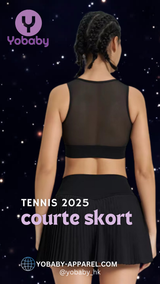 Yobaby Apparel 2025 Tennis - Courte Skort Noir