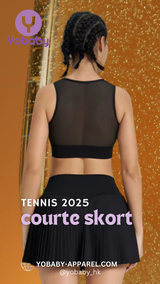 Yobaby Apparel 2025 Tennis - Courte Skort Noir