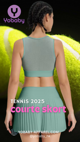 Yobaby Apparel 2025 Tennis - Courte Skort Pistachio