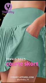 Yobaby Apparel 2025 Tennis - Courte Skort Pistachio