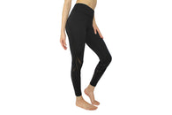 YOBABY APPAREL Double Mesh Bands Yoga Leggings (BLACK) - Yobaby Apparel 