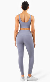 Yobaby Apparel The Heavenly Yoga High Rise set - Grape Mist