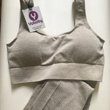 YOBABY APPAREL - Irish Coffee High Rise Set ( 2pcs ) - Yobaby Apparel