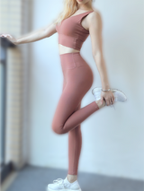 YOBABY APPAREL - Swan activewear set CINNAMON