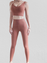 YOBABY APPAREL - Swan activewear set CINNAMON