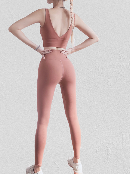 YOBABY APPAREL - Swan activewear set CINNAMON