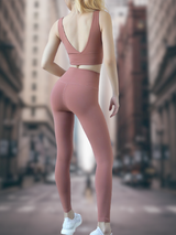 YOBABY APPAREL - Swan activewear set CINNAMON