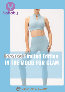 YOBABY APPAREL Haute Collar Active Performance Set - Snow Blue
