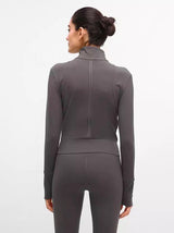 YOBABY APPAREL - Slim fit Zip-up Jacket (Baby Grey)