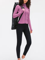 YOBABY APPAREL - Slim fit Zip-up Jacket (Lilac)