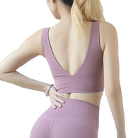 YOBABY APPAREL Dusk backless bralette - NEW Swan Lake activewear collection - Yobaby Apparel