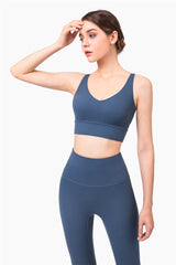 Yobaby Apparel The Heavenly Yoga High Rise set - Blueberry