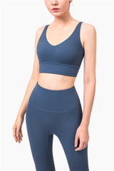 Yobaby Apparel The Heavenly Yoga High Rise set - Blueberry