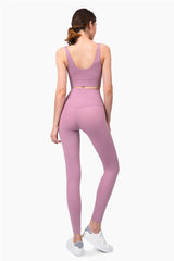 Yobaby Apparel The Heavenly Yoga High Rise set - Cotton Candy