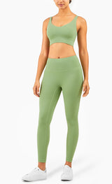 Yobaby Apparel The Heavenly Yoga High Rise set - Cucumber Crush
