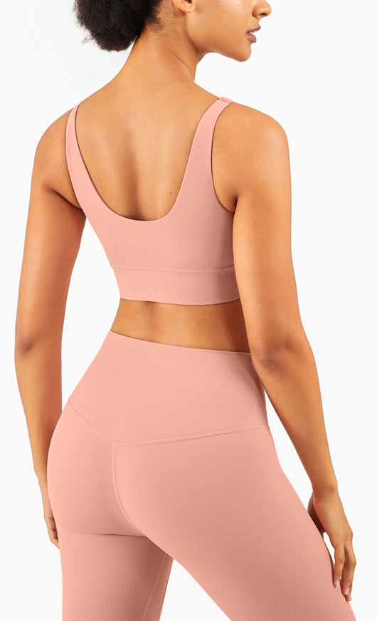 Yobaby Apparel The Heavenly Yoga High Rise set - Peachy Pink