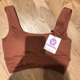 YOBABY APPAREL - THE HEAVENLY yoga crop top - BABE CORAL ( 2019 NEW) - Yobaby Apparel