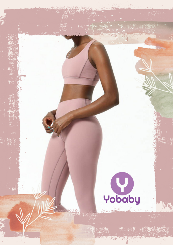 YOBABY APPAREL - High Round Neck with waterdrop shape backless bralette SKY BLUE