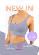 Yobaby Apparel The Heavenly Yoga High Rise set - Grape Mist