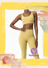 YOBABY APPAREL - Golden Apricot High Rise Set