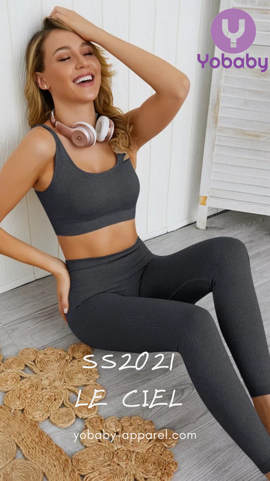 YOBABY APPAREL - Midnight High Rise Set ( 2pcs )