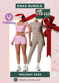 Yobaby Apparel 2025 Christmas Bundles (Pink & Beige deo sets) 🎀