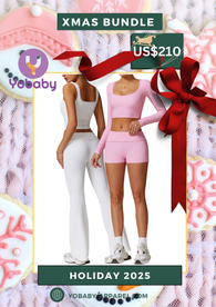 Yobaby Apparel 2025 Christmas Bundles (Pink and White deo sets) 🎀