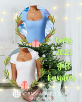 Yobaby Apparel 2025 Christmas Bundles ( blue & white duo set)