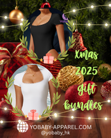 Yobaby Apparel 2025 Christmas Bundles ( blanc & Noir duo set)