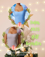 Yobaby Apparel 2025 Christmas Bundles ( blue & beige duo set)