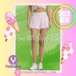 Yobaby Apparel 2023 NEW Blissful Skort - Tutu Pink