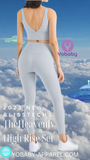 NEW 2023 Yobaby Apparel The Heavenly Yoga High Rise set - BlissTech Ice Blue
