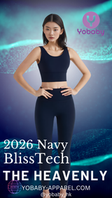 NEW 2026 Yobaby Apparel The Heavenly Yoga High Rise set - Navy