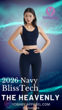 NEW 2026 Yobaby Apparel The Heavenly Yoga High Rise set - Navy