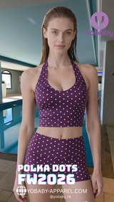 FW2026 Yobaby Apparel Polka Dots workout set - (Pre-order)