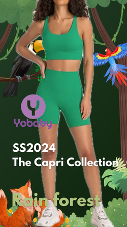 Yobaby Apparel SS2024 The Capri Collection - Rain Forest