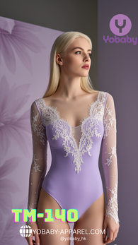 Pre-order Adult ballet leotard lilac- TM-140