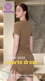 Yobaby Apparel 2025 Tennis - Courte Dress Camel