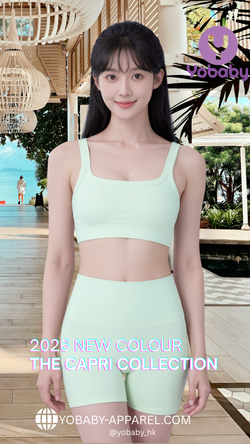 Yobaby Apparel 2026 New Colour The Capri Collection - Mint
