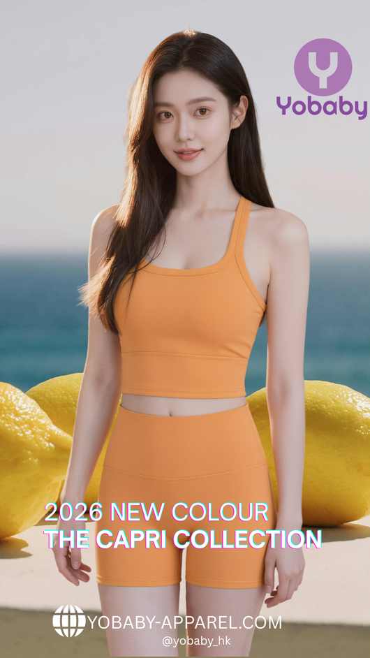 Yobaby Apparel 2026 New Colour The Capri Collection - Orange