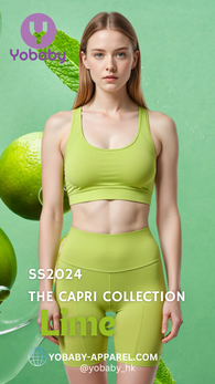 Yobaby Apparel SS2024 The Capri Collection - Lime