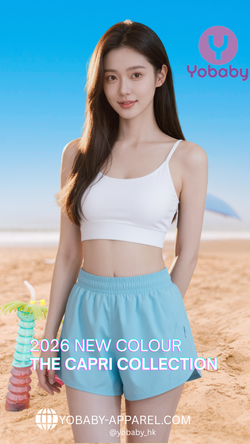 Yobaby Apparel 2026 New Colour The Capri Collection -Blue lake skorts