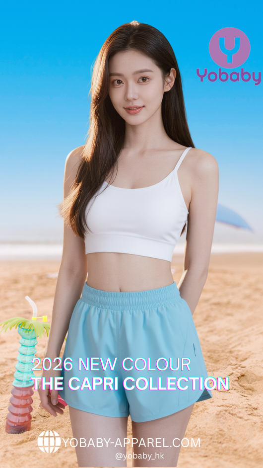 Yobaby Apparel 2026 New Colour The Capri Collection -Blue lake skorts