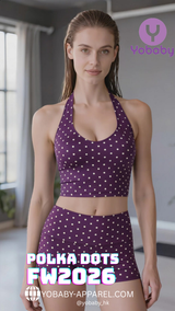 FW2026 Yobaby Apparel Polka Dots workout set - (Pre-order)