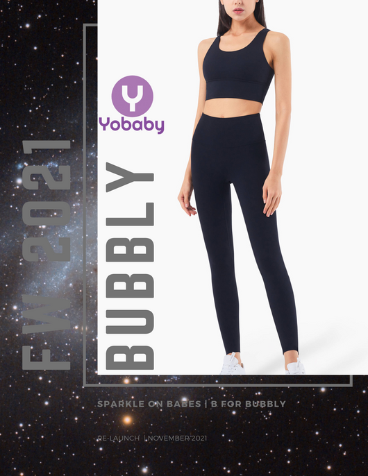 YOBABY APPAREL - Bubbly Dream High Rise Set Noir NEW