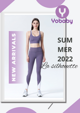 Yobaby Apparel Tech-sculpted Performance Sports set - Grey Purple
