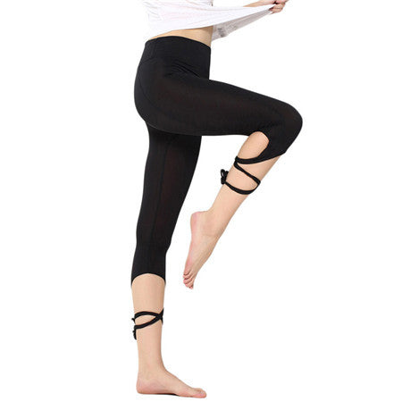 Ballet inspired lace up tights - Yobaby Apparel 